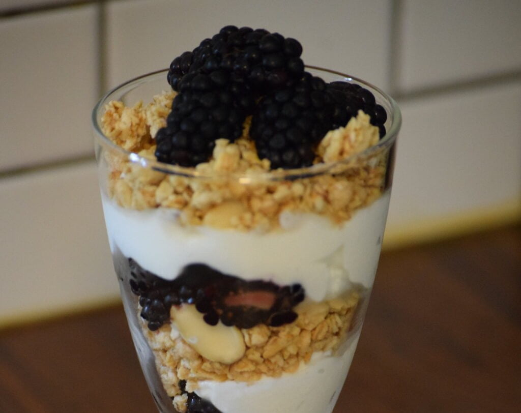 Blackberry Granola Parfait