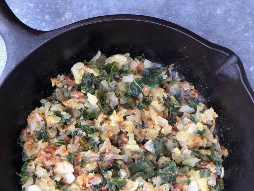 Herbed Roesti with Smoked Cheddar