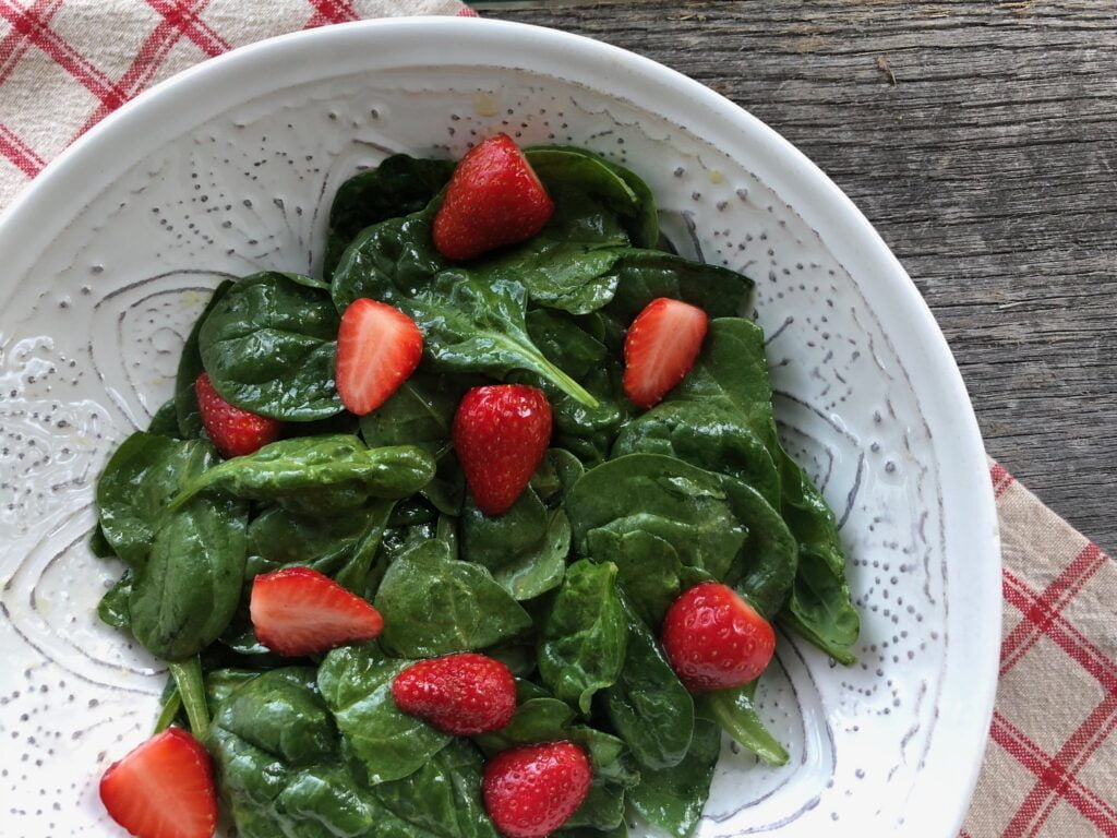 Spinach Strawberry Salad