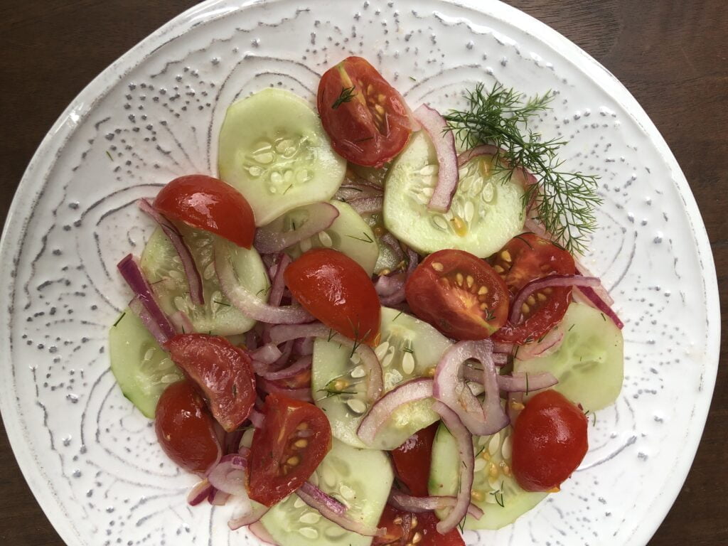Ensalada de pepino