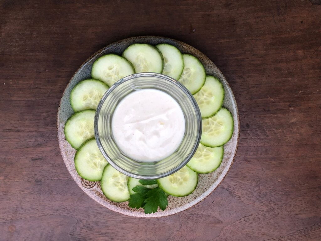 Homemade Ranch and Cucumber Moons